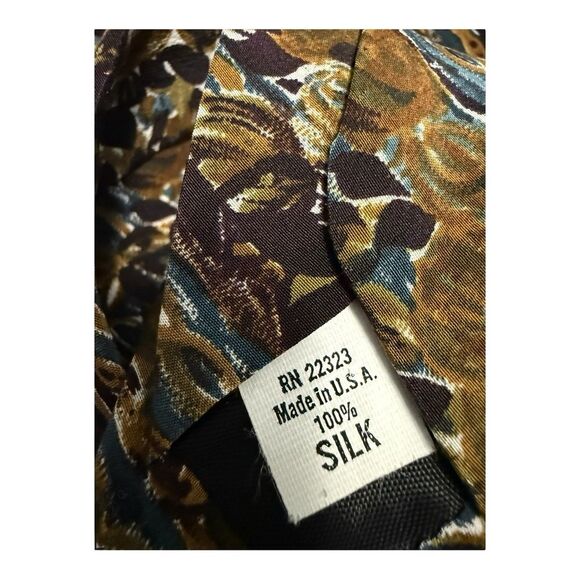 Vintage neck tie lot Principe Cellini Bert Pulitzer, silk made in USA and Italy - Picture 15 of 16